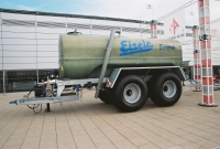 Fiberglass tank containers for slurry