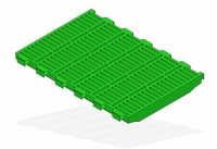 Supporters for plastic slats