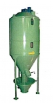 Vertical mixer to prepare animal feed mixtures